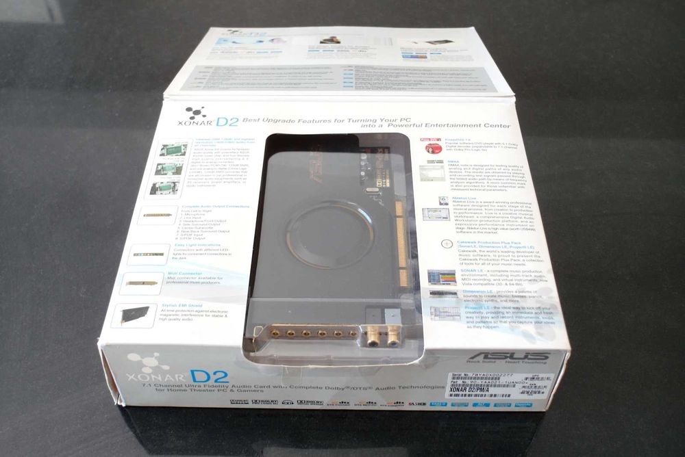 Placa de som Asus Xonar D2