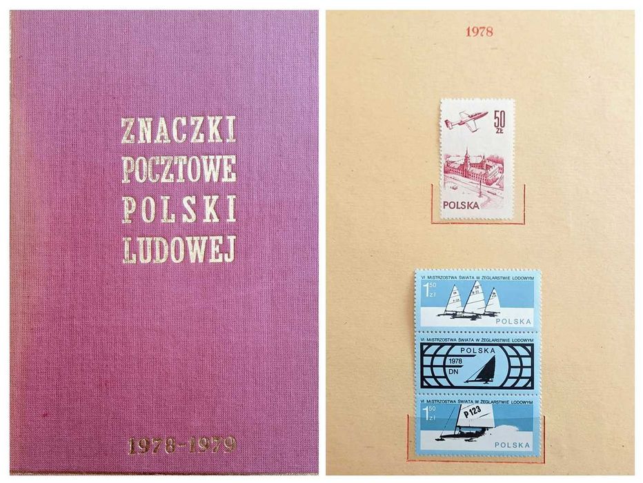 Klaser jubileuszowy Tom XIII+ znaczki** - rok 1978-79