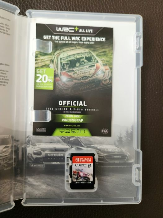 WRC 8 Nintendo Switch