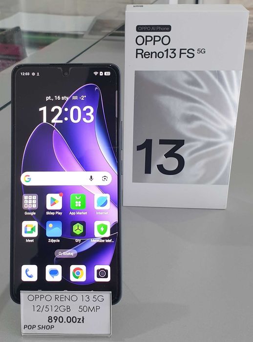 OPPO Reno 13 FS 5G nowy gwarancja