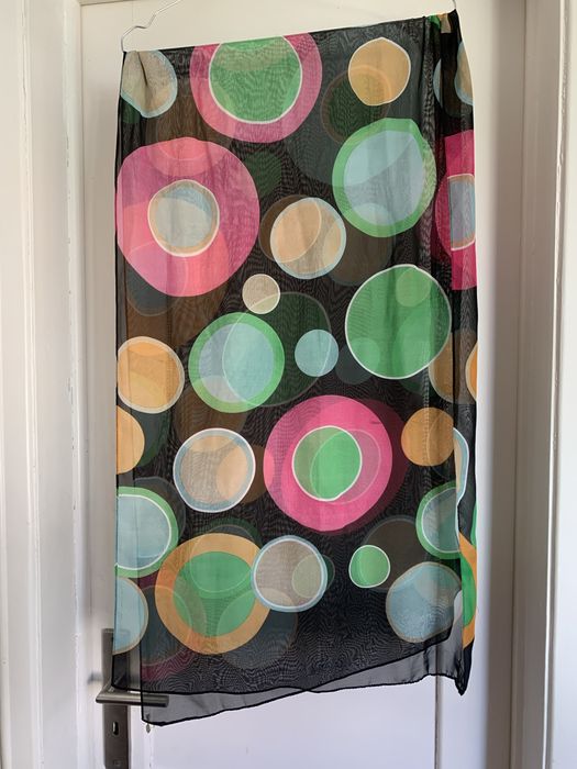 Lenço circulos coloridos