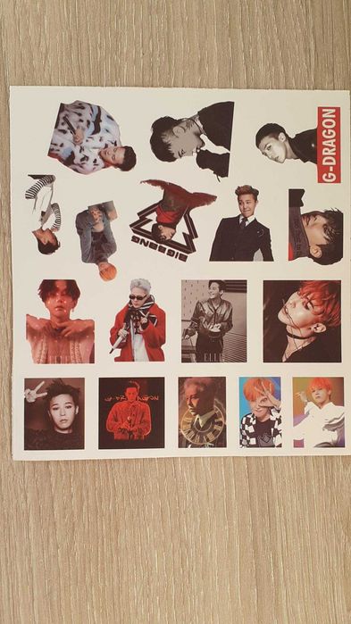 Stickers autocolantes G-dragon Bigbang kpop