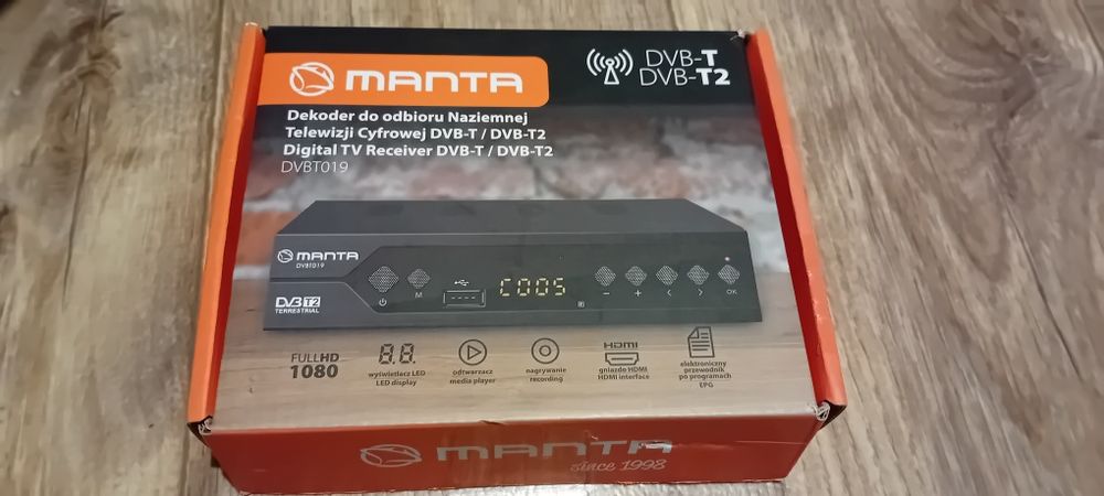 Dekoder Manta po serwisie