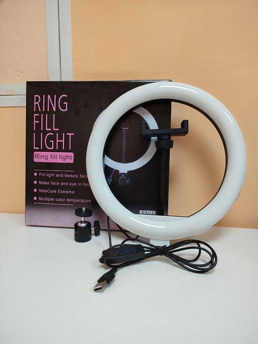 Кільцева лампа для селфі 26см Ring Fill QX260