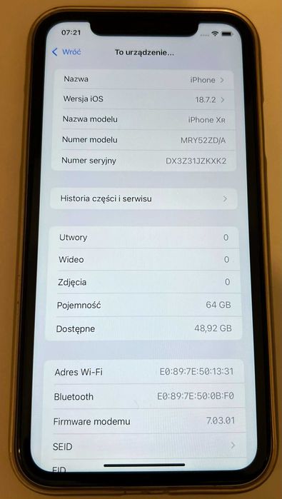 iPhone XR – bardzo dobry stan | etui gratis