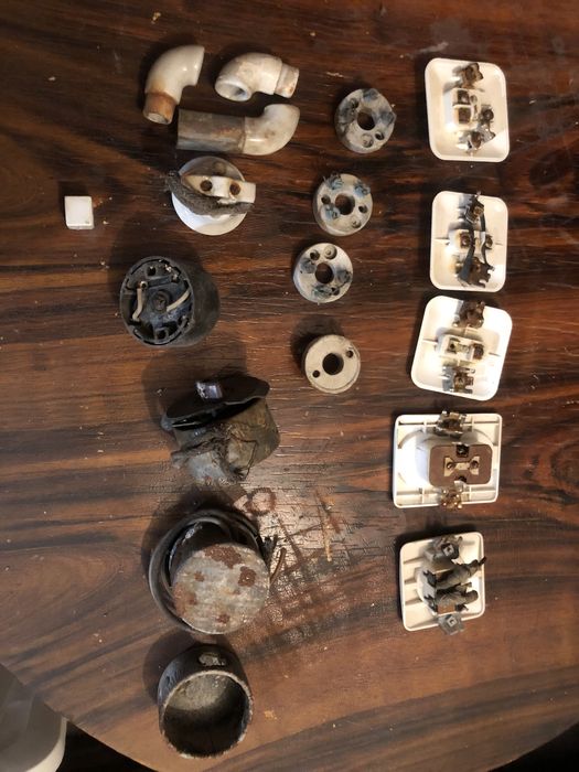 Włącznik gniazdko stare prl