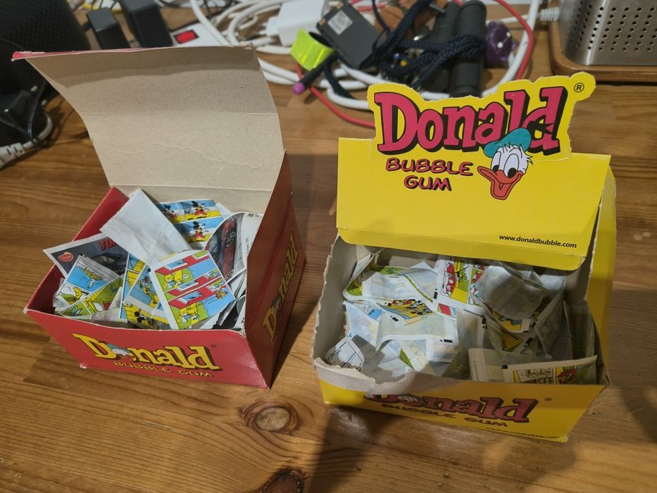 Sprzedam historyjki współczesne gum Donald do kolekcji