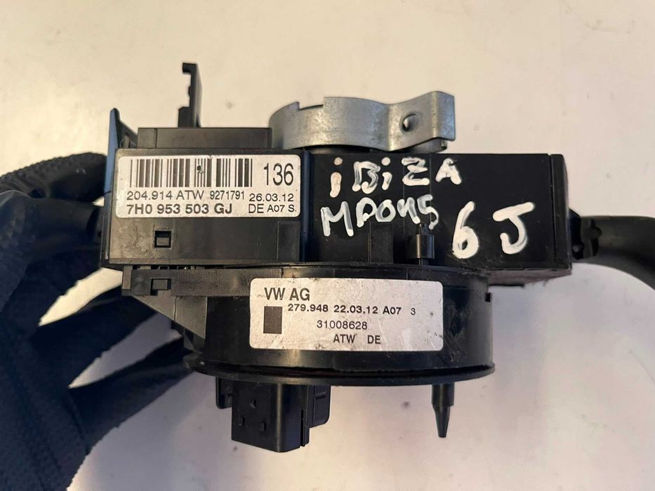 Seat Ibiza IV 6J - Manetes Piscas Limpa Vidros Fita Airbag - MP045