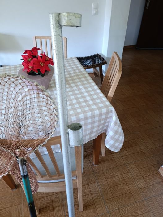 Canelão de pesca , camaroeiro e espeto