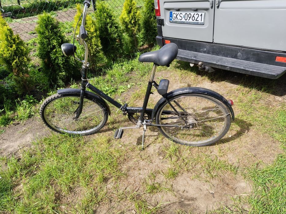 Rower składak z przerzutkami