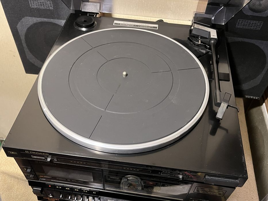 Японский проигрыватель винила + усилитель+дека PIONEER X33Z + акустика
