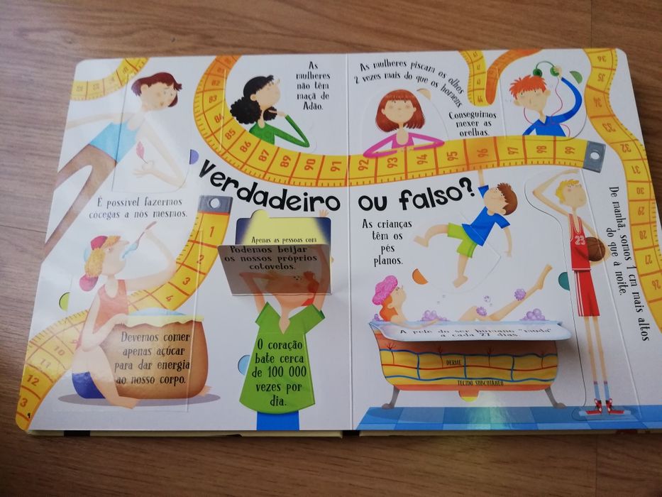 Livro "60 factos curiosos e incríveis sobre o corpo humano" - novo
