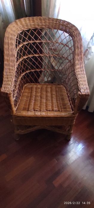 Móveis em vime quase novo