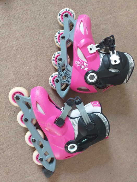 Patins em linha com acessórios incluídos
