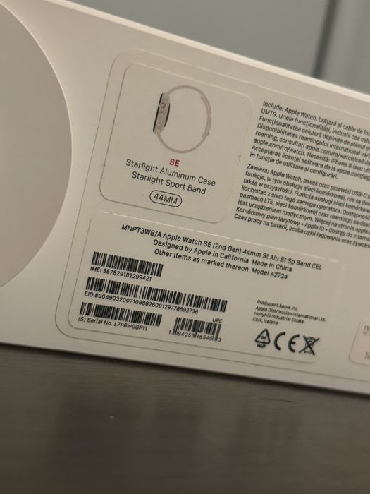 Apple Watch SE (2nd Gen) Cellular LTE 44mm