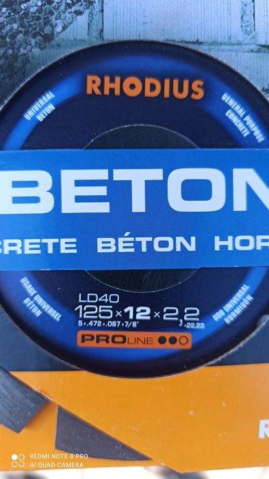 Tarcza diamentowa do betonu Rhodius LD40