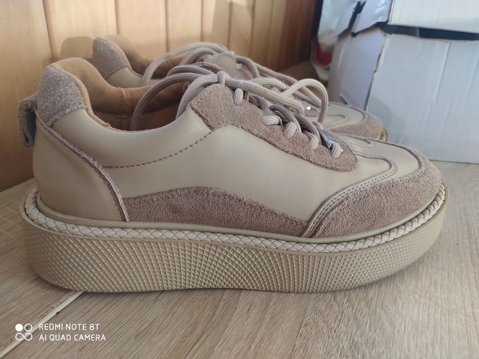 Туфли женские, кожаные