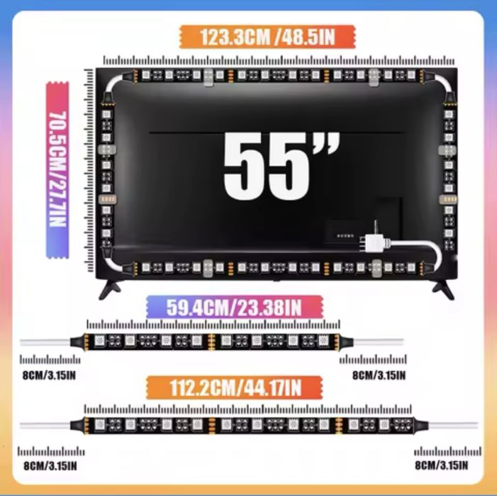 Podświetlenie TV 55 cali