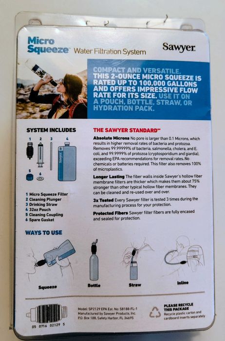 Filtr do wody Sawyer Micro Squeeze SP2129