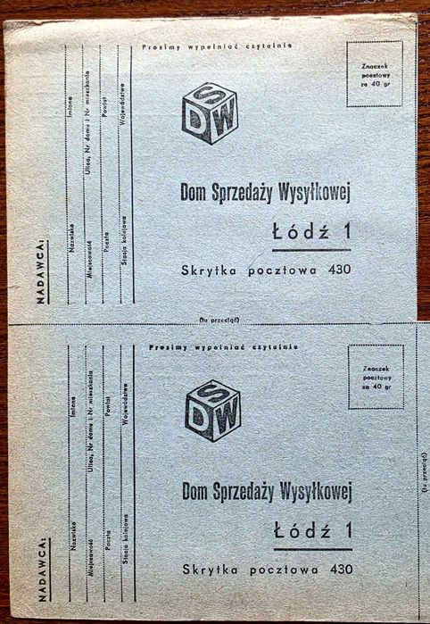 Katalog wysyłkowy 1966 PRL