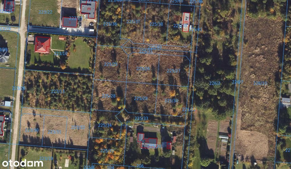 Działka 1072m2 idealna pod budowę domu