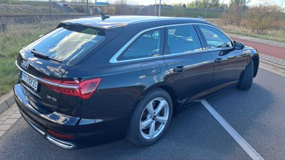 Eleganckie Audi A6C8 AVANT 12.2021 z gwarancją. Faktura VAT 23%