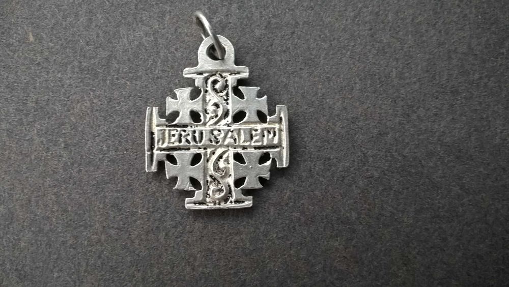 Cruz de Jerusalém em Prata