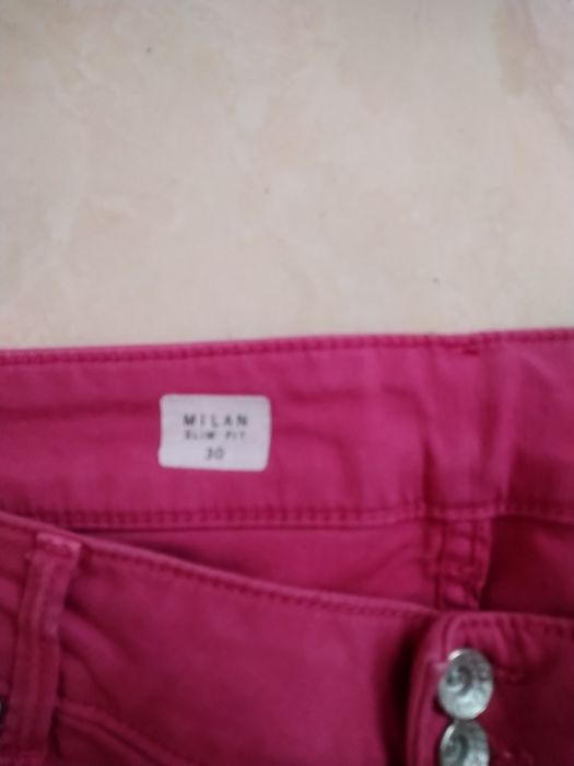 Spodnie Tommy Hilfiger fuksja M
