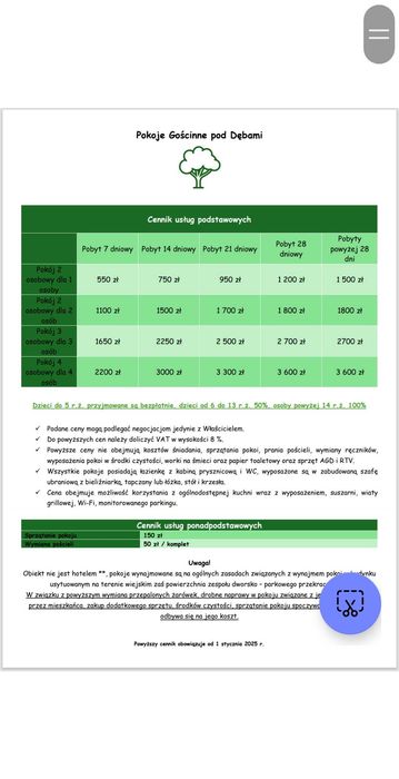 Kwatery, Noclegi,Pokoje 25 zł/doba Myślenice/Kraków