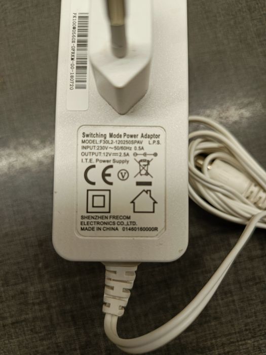 Zasilacz 12v, 2,5A, 30W, LED, kamery.