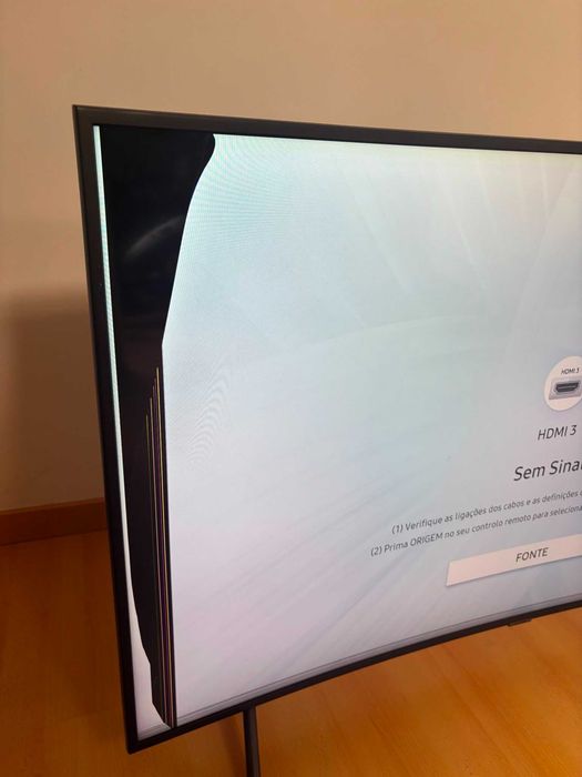 Tv Samsung 55´Curva Smart 4k - com defeito
