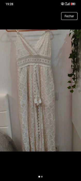 Vestido Branco de renda fresca