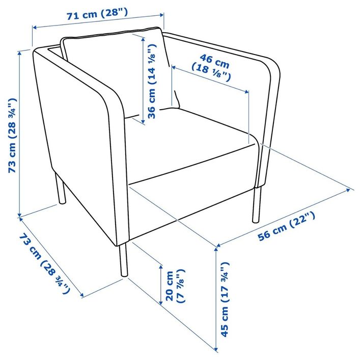 Poltrona "ekero" Ikea