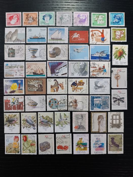 Selos de Portugal, 50 selos de 1991 a 1993