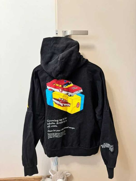 Bluza Childish TGF Racing Boxy Oversize Black Hoodie S