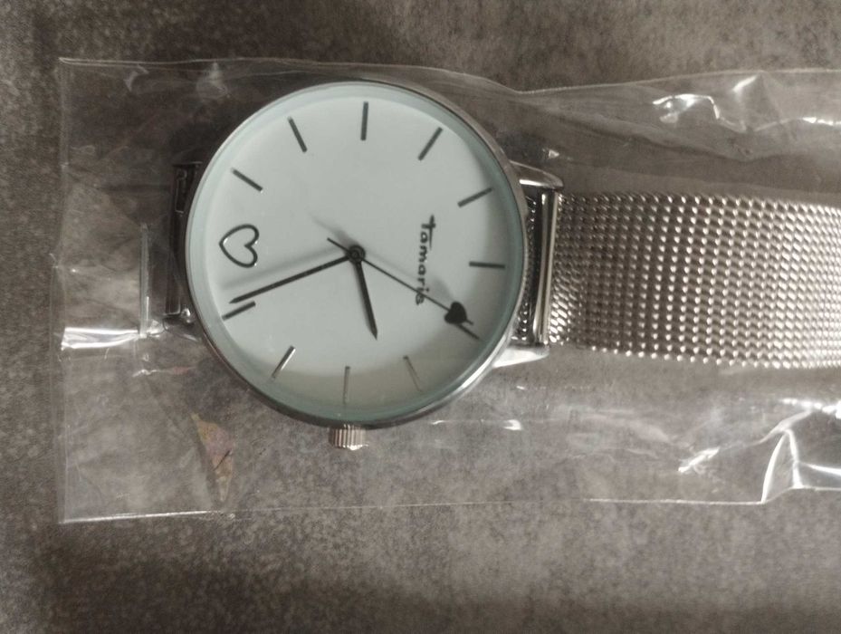Tamaris Kobiety Zegarek, Srebrny/Biały, 36 mm