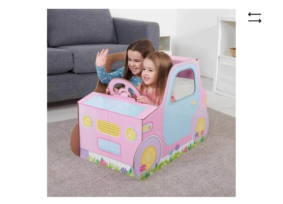 Brinquedo de Montar CONCENTRA Pop2Play Carro Rosa