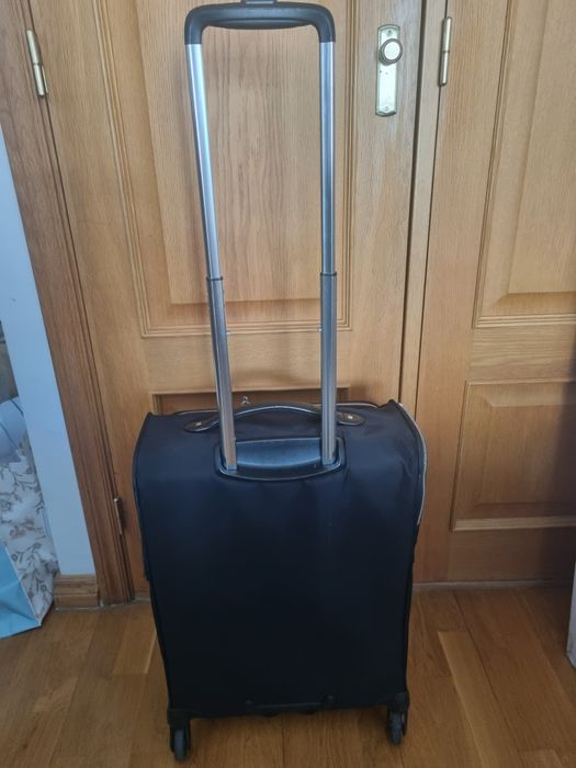 Trólei de cabine samsonite preto 4 rodas
