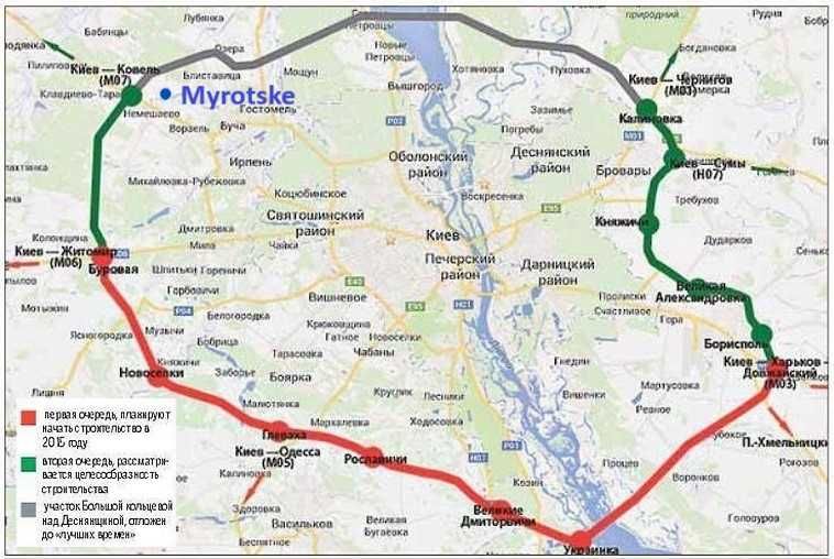 2-10га землі під ІЖБ, с.Мироцьке, Бучанська ТГ