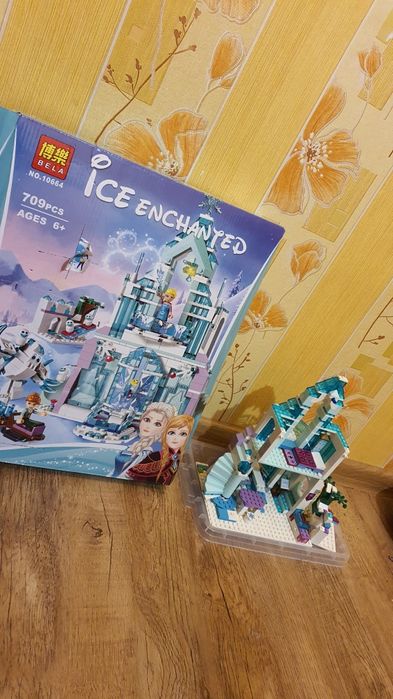 Замок Эльзы конструктор детский для девочки