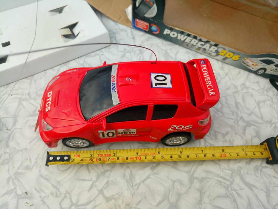Нова 2000-х р машинка на радіокеруванні Пежо 206 іграшка авто powercar
