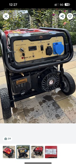 Генератор Vulkan  5.5кв