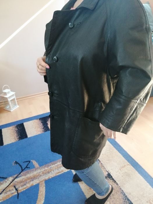 Ładna Duża Kurtka skóra naturalna 4XL