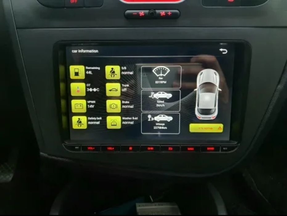 Rádio Android 13 com GPS Volkswagen (Artigo Novo)