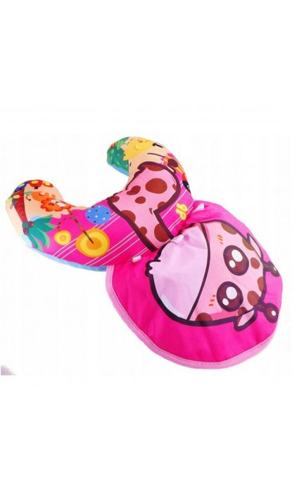 Розвиваюча подушка іграшка з брязкальцями