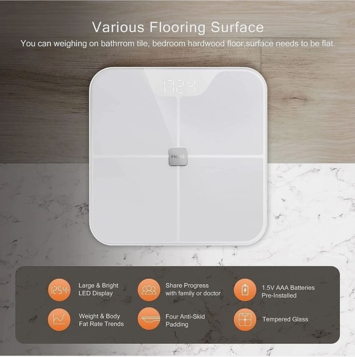 Розумні ваги Nexus IHealth FIT Smart Scale Bluetooth