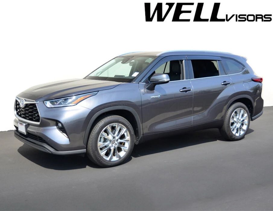 Дефлектори вікон Toyota Highlander 2020+ Wellvisors Premium 3-847TY066