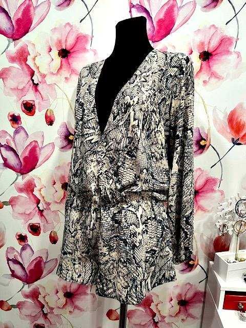 lindex kombinezon modny wzór węża skóra jak nowe hit roz.34