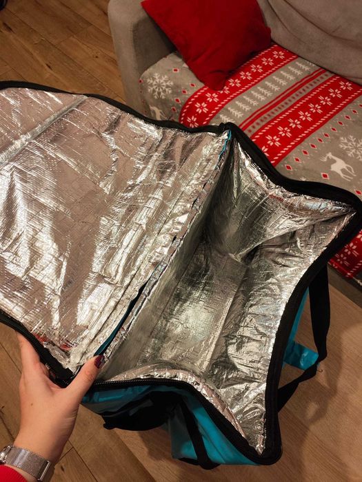 Torba Termiczna Duża WOLT Kurier Dostaw Jedzenia Catering Izotermiczna