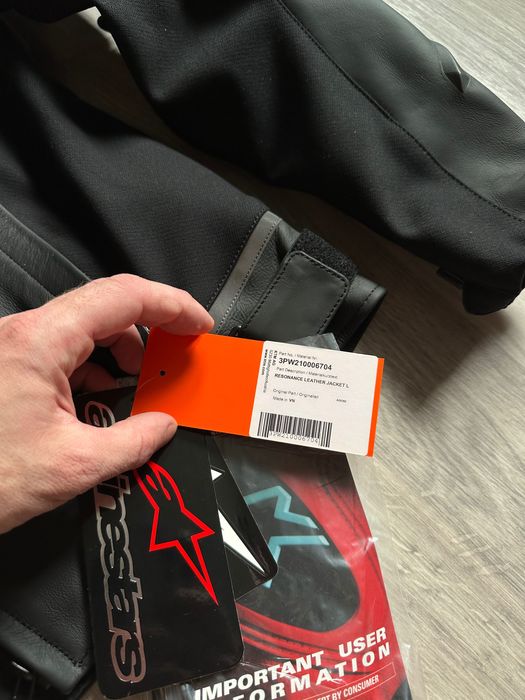 Мотоциклетная кожаная куртка Alpinestars KTM Resonance Leather Jacket